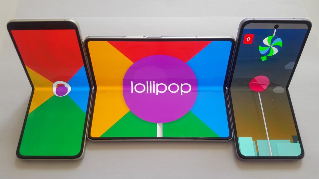 Foldable smartphone (Android Lollipop)